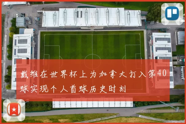 戴维在世界杯上为加拿大打入第40球实现个人首球历史时刻